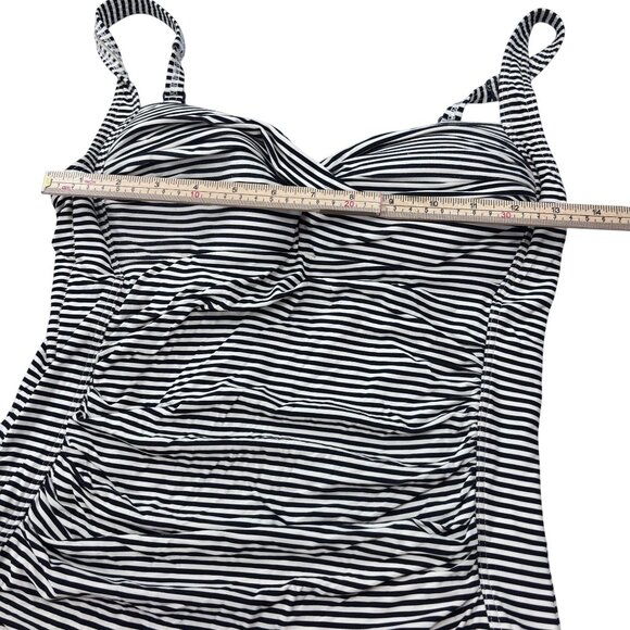 Niptuck Swim Striped One-Piece Swimsuit Multi-Fit Cup Womens Size US 8 - Picture 7 of 9
